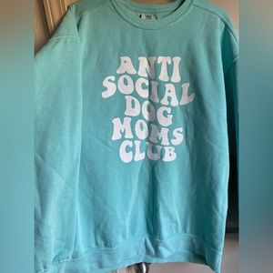 Anti Social Dog Mom Crewneck Sweater